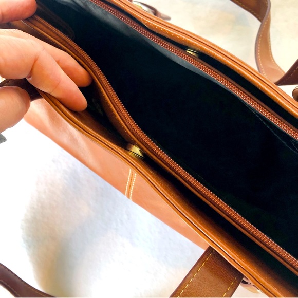 Madison Studio Brown Leather Handbag - Picture 15 of 16